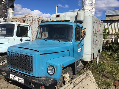 208363 - Автомобиль ГАЗ-3307 грузовой фургон, 1992 г.в.