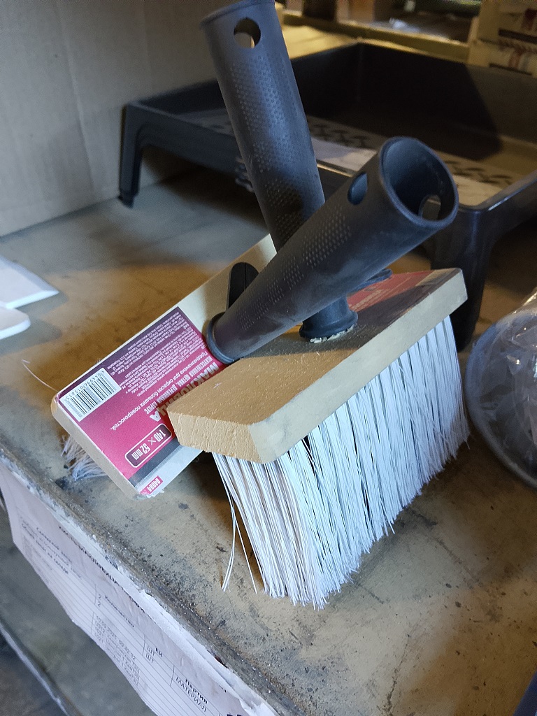 КИСТЬ-МАКЛОВИЦА ПРОФИ С РУЧКОЙ 140*50 КП