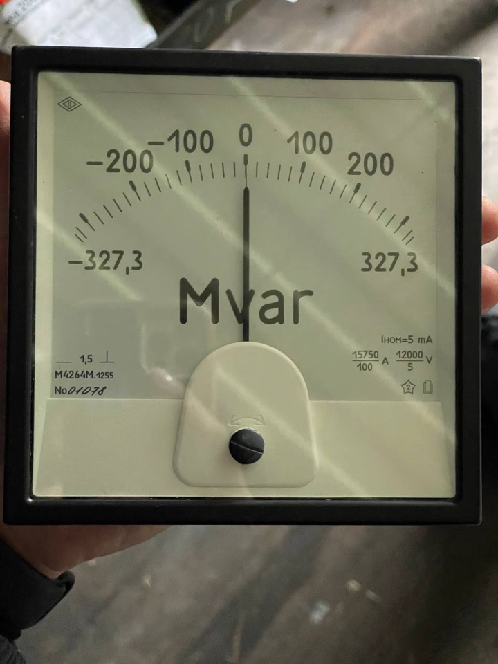 ВАРМЕТР М4264М -327,3-0-327,6МВАР