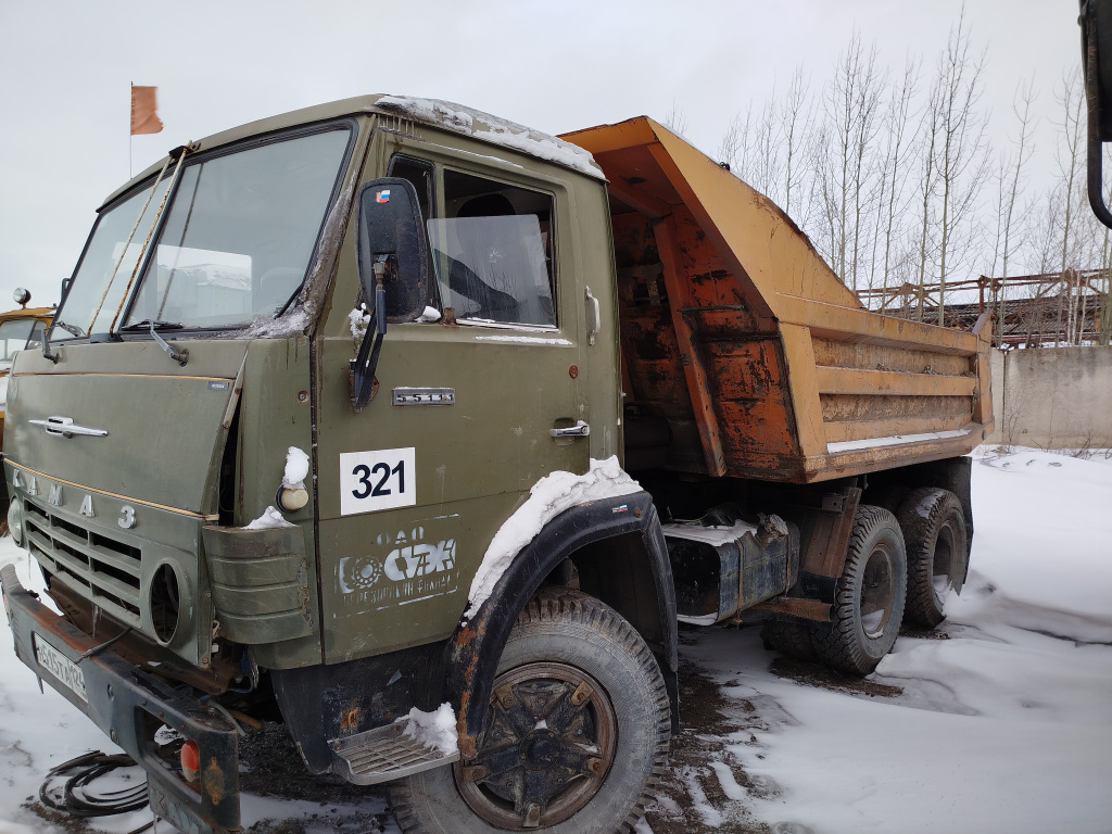 307219 - АВТОМОБИЛЬ ГРУЗОВОЙ КАМАЗ 55111 Гар. №321 [о954см] (Зав. №XTC551110S2079336)