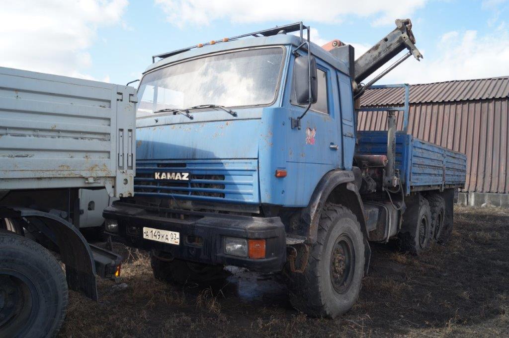141534 - Бортовой автомобиль с краново-манипуляторной установкой КАМАЗ модель 689202, 2010 г.в. 