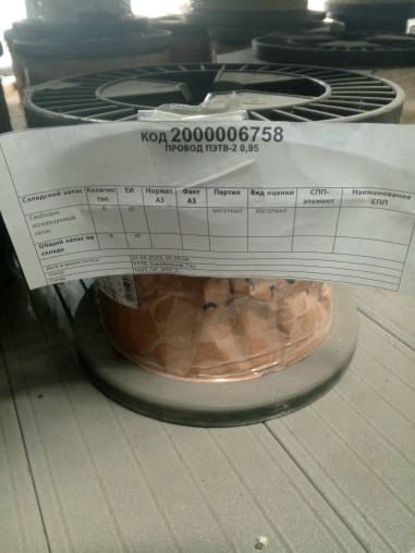 ПРОВОД ПЭТВ-2 0,95