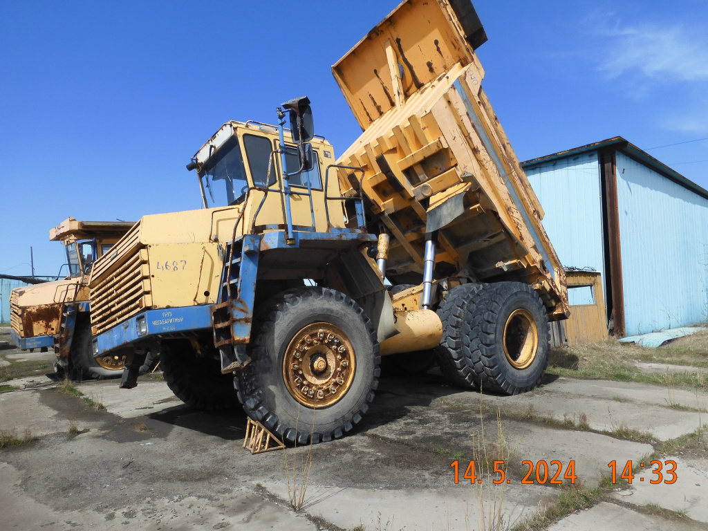 256323-Автосамосвал Белаз 75473 породовоз п/к ш. 3977 № 0 (Инв.№4687)