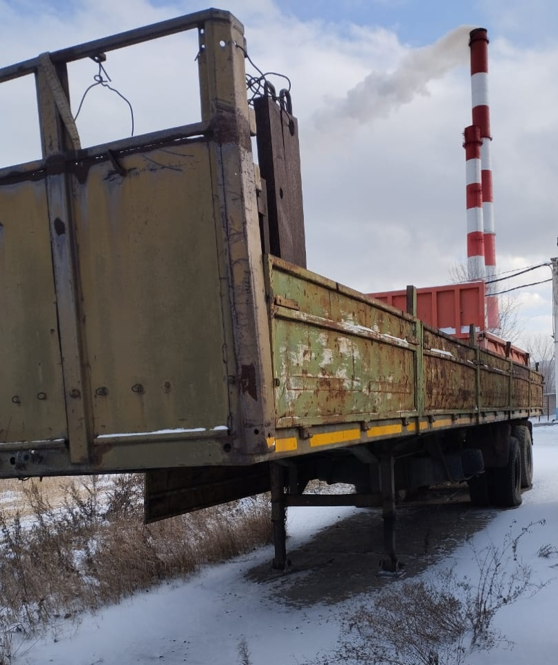 304957-Прицеп (бортовой) МАЗ МТМ-9330, 1995г., инв.Т300070073