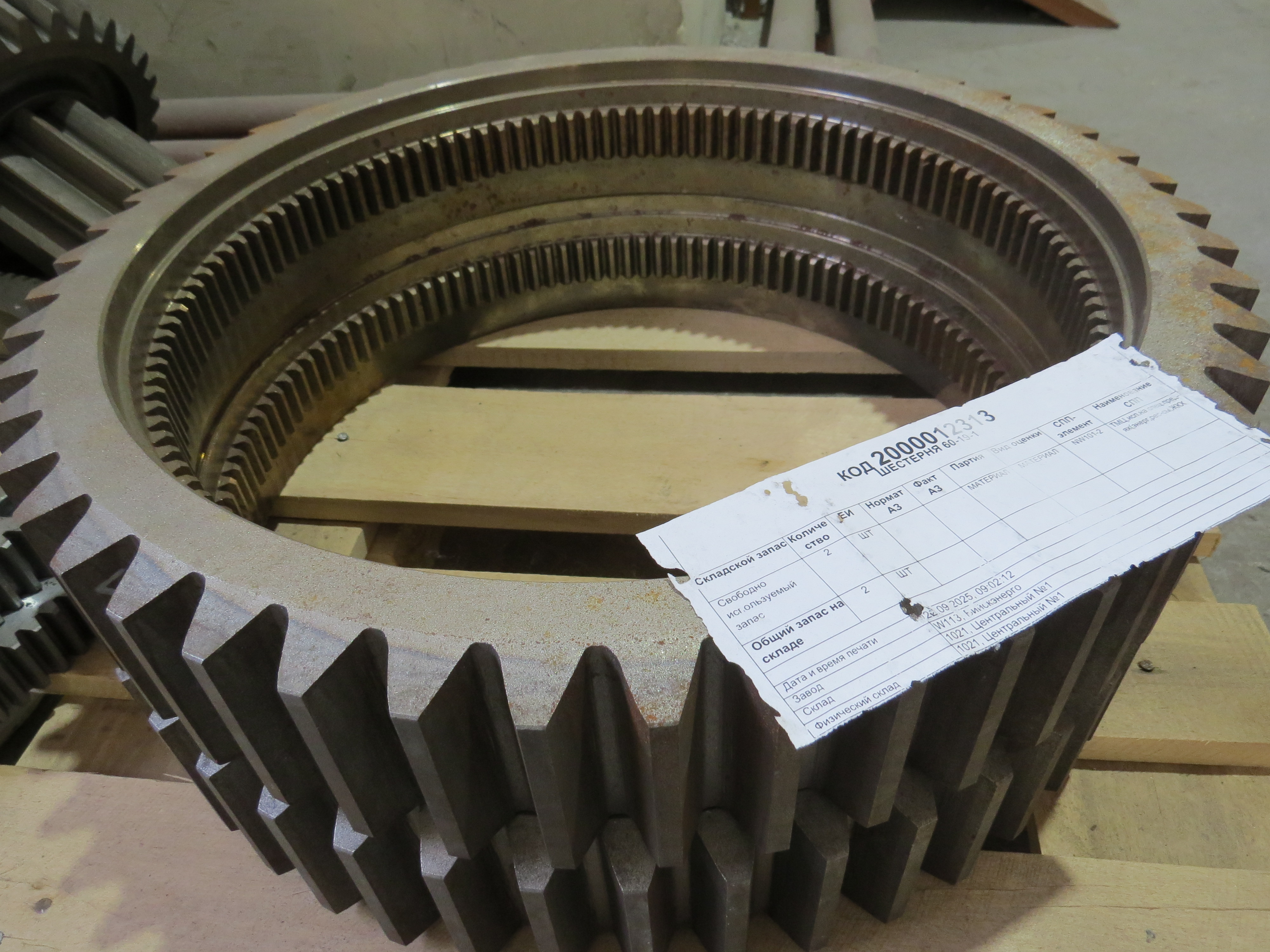 ШЕСТЕРНЯ 60-19-1