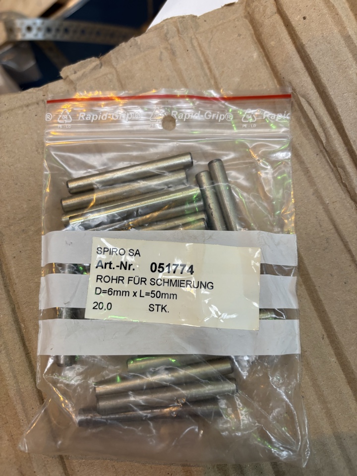 ТРУБА ПОДАЧ ЭМУЛ 50*6 SPIRO SA 051774