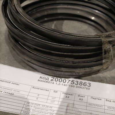 МАНЖЕТА 1,2-140*160 DIN3760