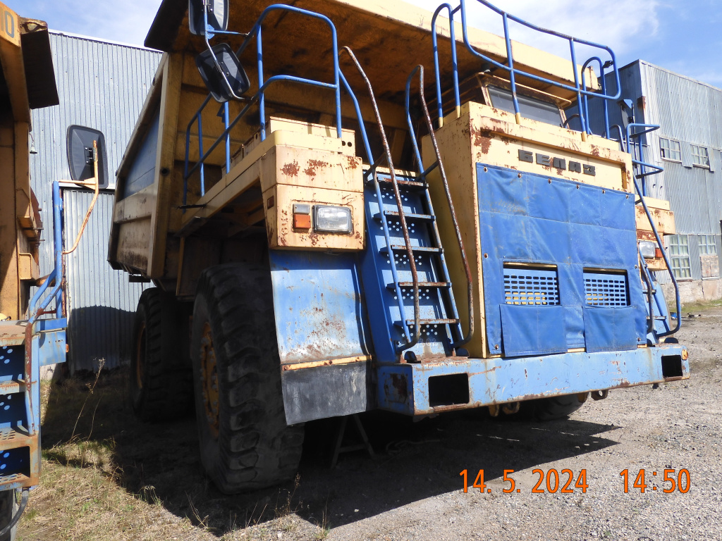 255588-БЕЛАЗ 7555Д КАРЬЕРНЫЙ САМОСВАЛ №Y3B7555DP80001307 (Инв.№4302)