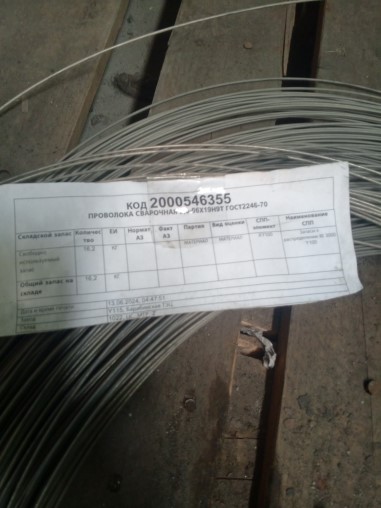 ПРОВОЛОКА СВ06Х19Н9Т D2ММ ГОСТ2246-70