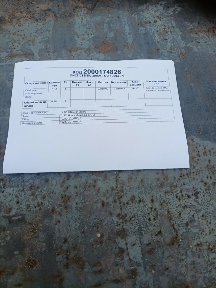 ЛИСТ СТ3ГПС 30ММ ГОСТ19903-74