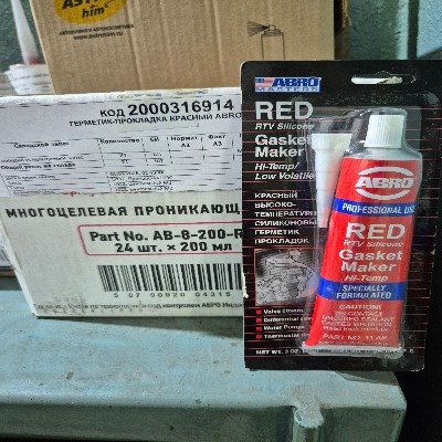 ГЕРМЕТИК-ПРОКЛАДКА ABRO 85ГР КРАСНЫЙ