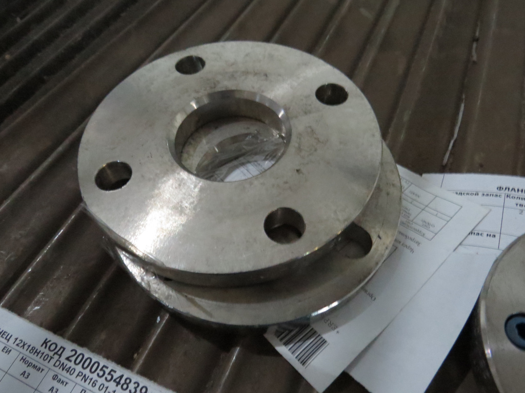 ФЛАНЕЦ DN50 PN10 12Х18Н10Т ИСП1 ГОСТ1282