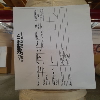 ЛЕНТА КИПЕРНАЯ ЛЭ-25-36 25ММ