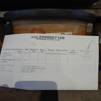 ПРОВОД ПЭТВ-2 0,38