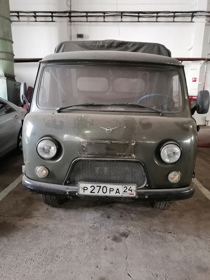 260104-Автомобиль УАЗ-330301 гос номер Р270РА24 1986 года выпуска