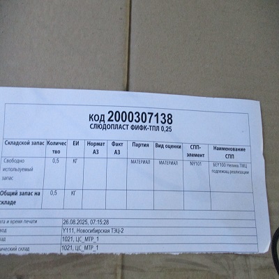 СЛЮДОПЛАСТ ФИФК-ТПЛ 0,25