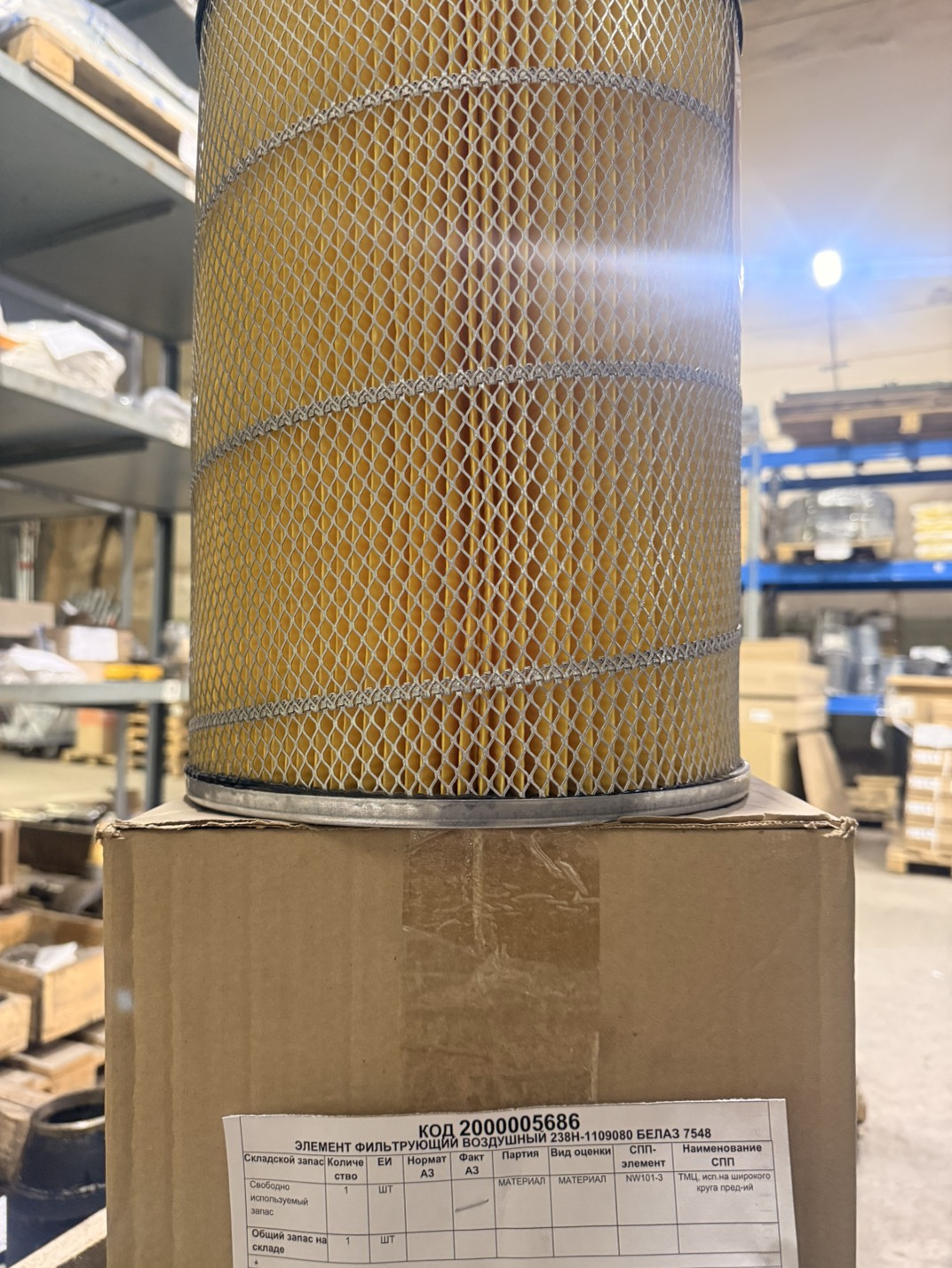 ЭЛЕМЕНТ ФИЛЬТРУЮЩИЙ 238Н-1109080