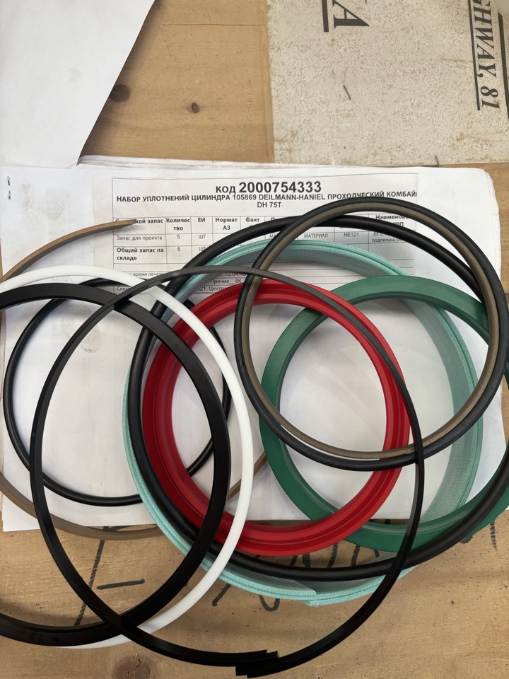 НАБОР УПЛОТНЕНИЙ ЦИЛИНДРА 105869