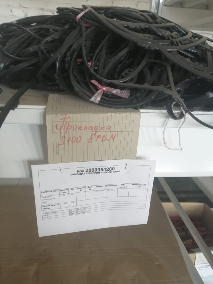 ПРОКЛАДКА S100 EPDM RI-GA-E8-100-001