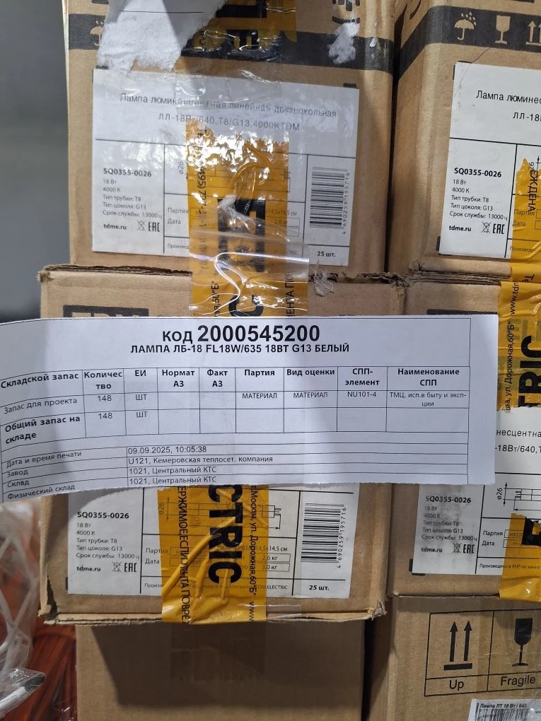 ЛАМПА ЛБ-18 FL18W/635 18ВТ G13 БЕЛЫЙ